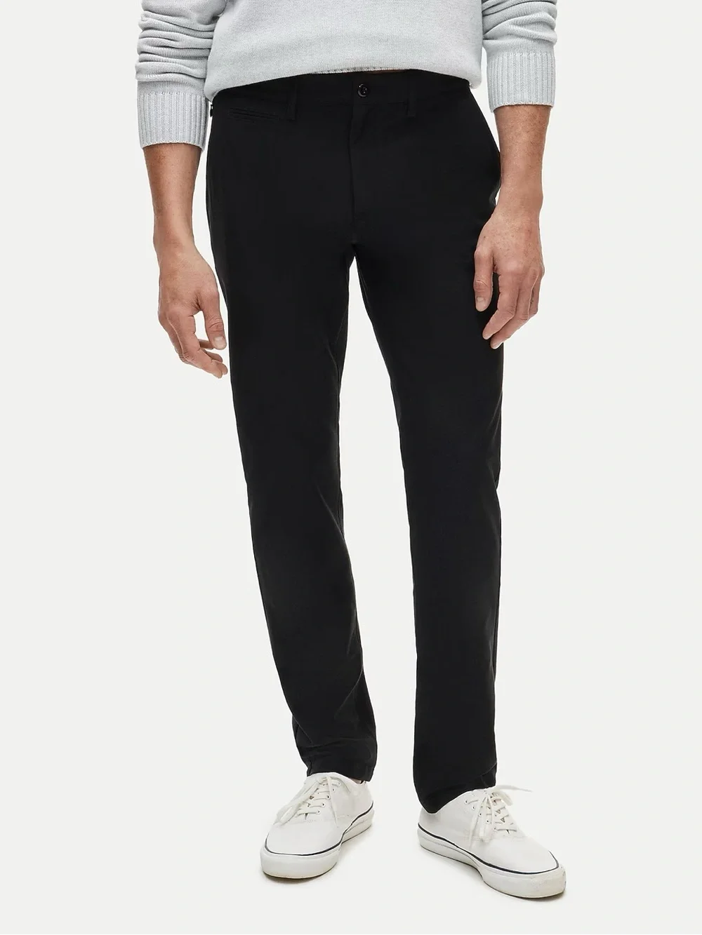 J.CREW 484 Slim-fit tech pant in Black Size 31/32 NWT $128 CG696